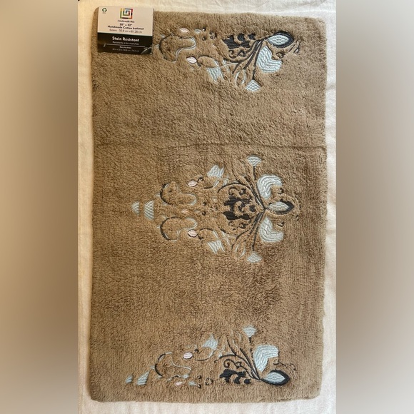 Blue Accent 20" × 32"
Handmade Cotton bathmat - Picture 1 of 5